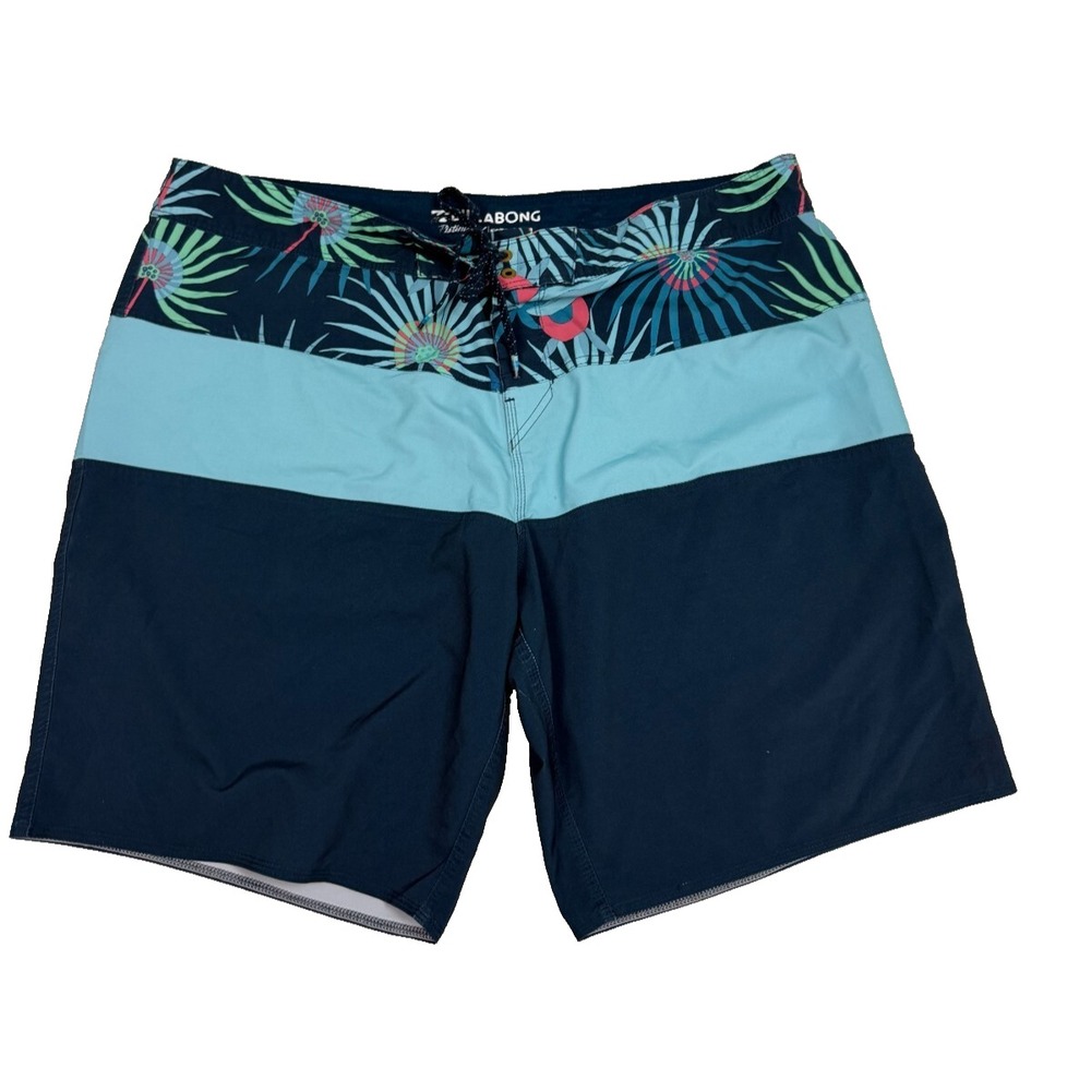 Billabong Platinum X Tribong Mens Board Swim Surf Shorts Navy‎ Medium